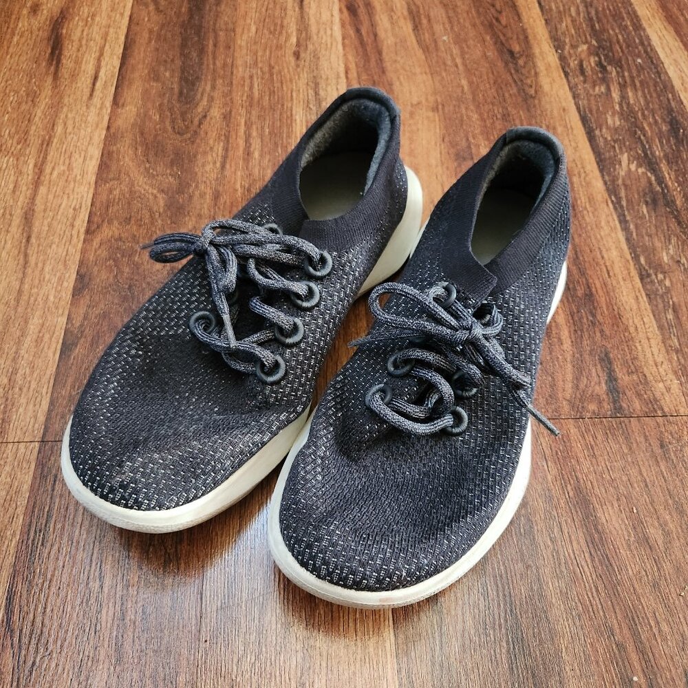 ALLBIRDS TREE DASHER THUNDER GREY SHOES ATHLETIC LACE SNEAKER MENS SIZE 11